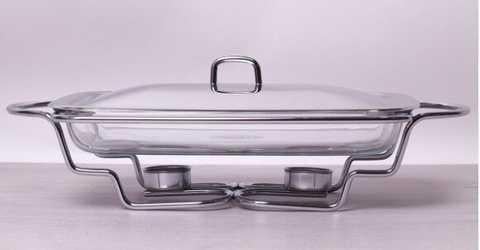 Марміт Bohmann на підставці прямокутний з підігрівом 2,4 л (27852698)