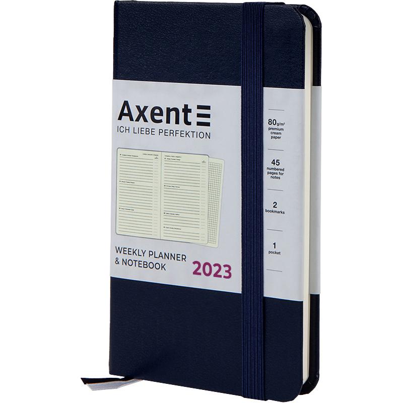 Щотижневик Axent Pocket Strong 90x150 мм 96 аркушів Синій (8508 23 02 A) - фото 2