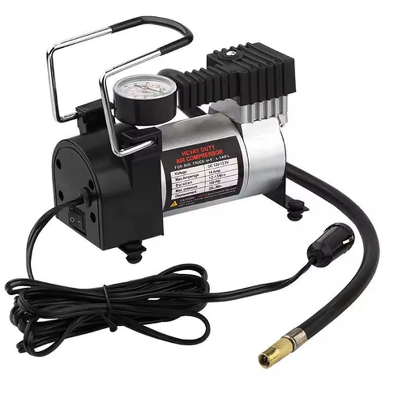 Компресор автомобільний Air Compressor 628-4x4 двопоршневий 12V (36826390)