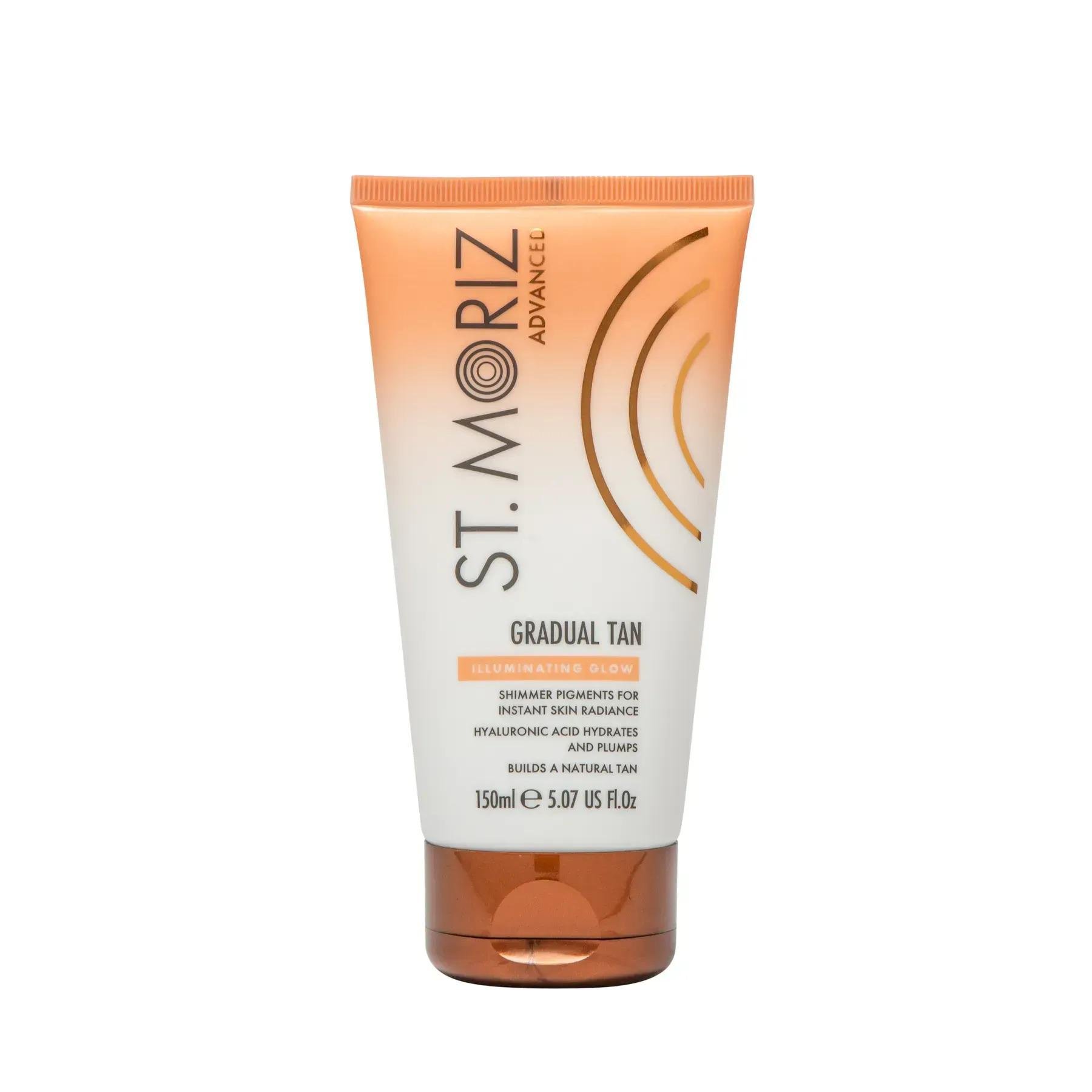 Лосьон для постепенного проявления автозагара с шимером St.Moriz Advanced Illuminating Gradual Tan Lotion 150 мл