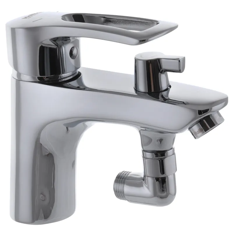 Смеситель для умывальника Haiba Hansberg 001 с выходом для гигиенической лейки (HB0821)