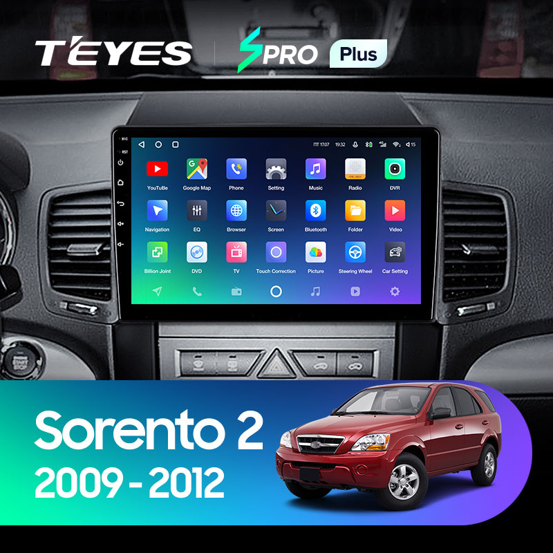 Автомагнитола штатная Teyes для Kia Sorento 2  2009-2012 Android SPRO-PLUS 6+128G Wi-Fi/4G вариант B (1468317503) - фото 3