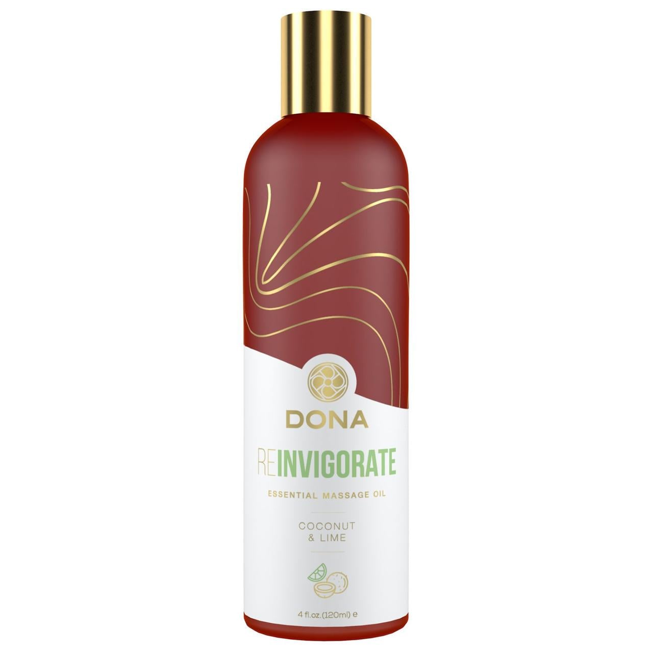 Массажное масло Dona Essential Massage Oil Reinvigorate Coconut&Lime 120 мл (SO2622)