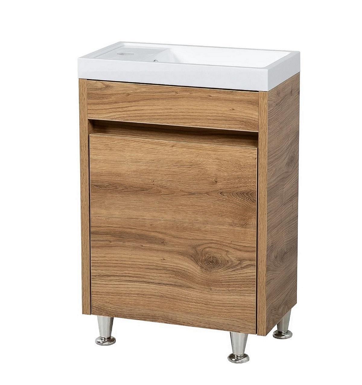 Тумба підлогова Ранчо Wood з раковиною 40 см Дуб сонома (45982-01) Тумба підлогова Ранчо Wood з раковиною 40 см Дуб сонома (45982-01)