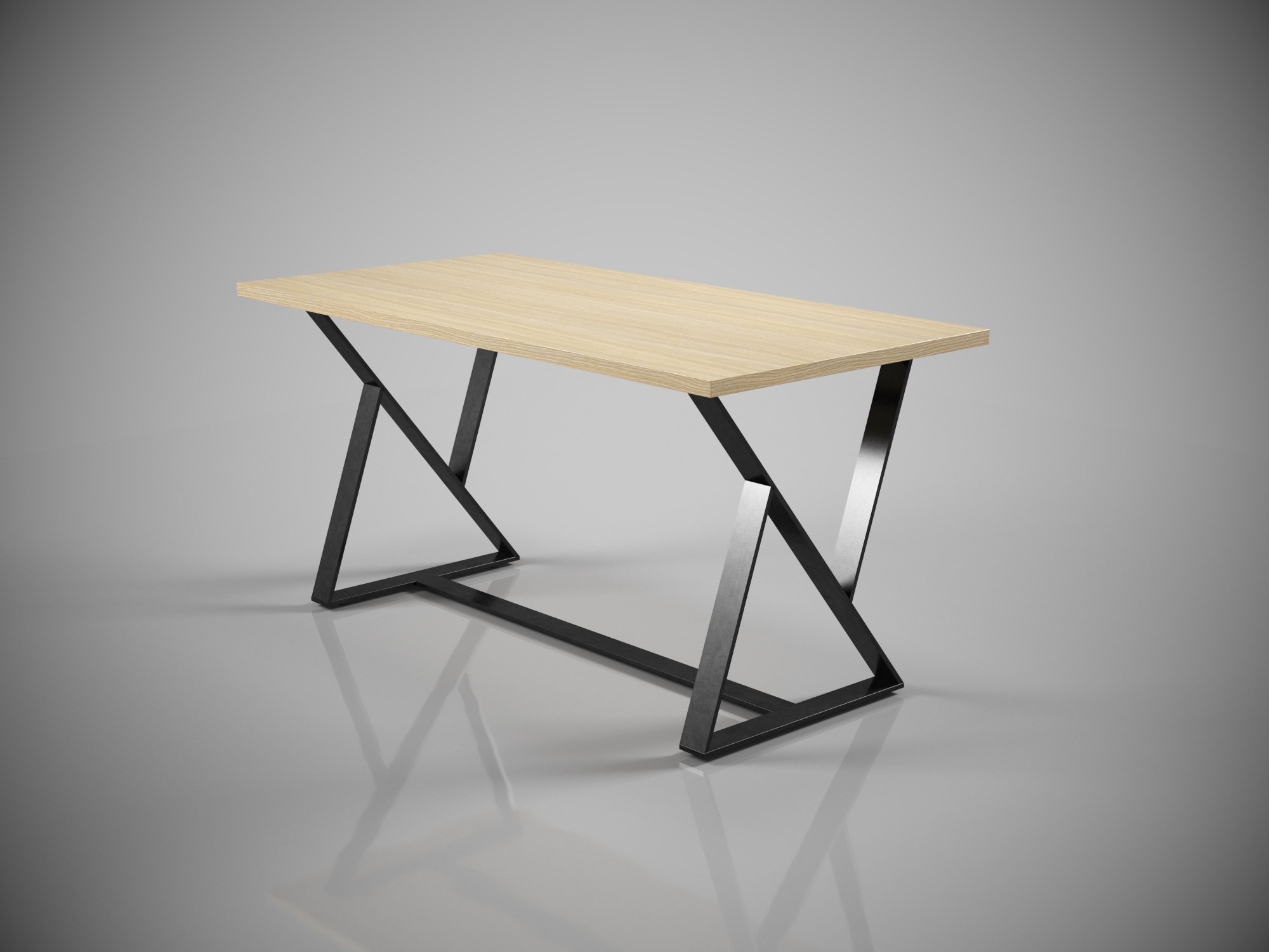 Стол Дио 1200Х750 Черный бархат/Аляска