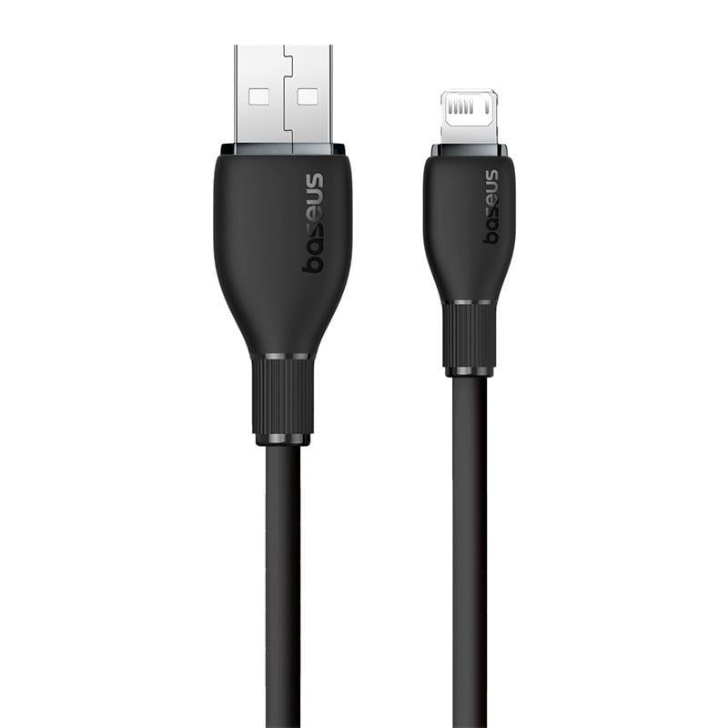 Кабель для зарядки і передачі даних Baseus Lightning Pudding Series Fast Charging Cable 2м Чорний (P10355700111-01) - фото 2 Кабель для зарядки і передачі даних Baseus Lightning Pudding Series Fast Charging Cable 2м Чорний (P10355700111-01) - фото 2