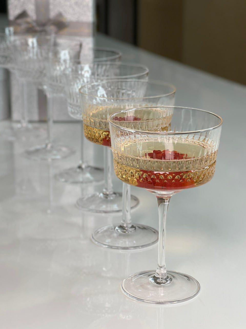 Набор 6 бокалов коктейльных Торино 6 шт. 340 мл Прозрачный (102-735) Набор 6 бокалов коктейльных Торино 6 шт. 340 мл Прозрачный (102-735)