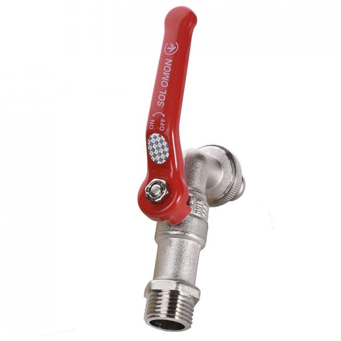Кран кульовий Solomon для поливу 1/2" НВ (TK-0114054) - фото 2 Кран кульовий Solomon для поливу 1/2" НВ (TK-0114054) - фото 2