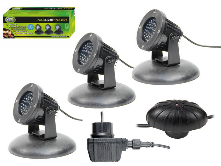 Подводное освещение для пруда Aqua Nova NPL2-LED 3х2,2 Вт (NPL2-LED3) - фото 2 Подводное освещение для пруда Aqua Nova NPL2-LED 3х2,2 Вт (NPL2-LED3) - фото 2