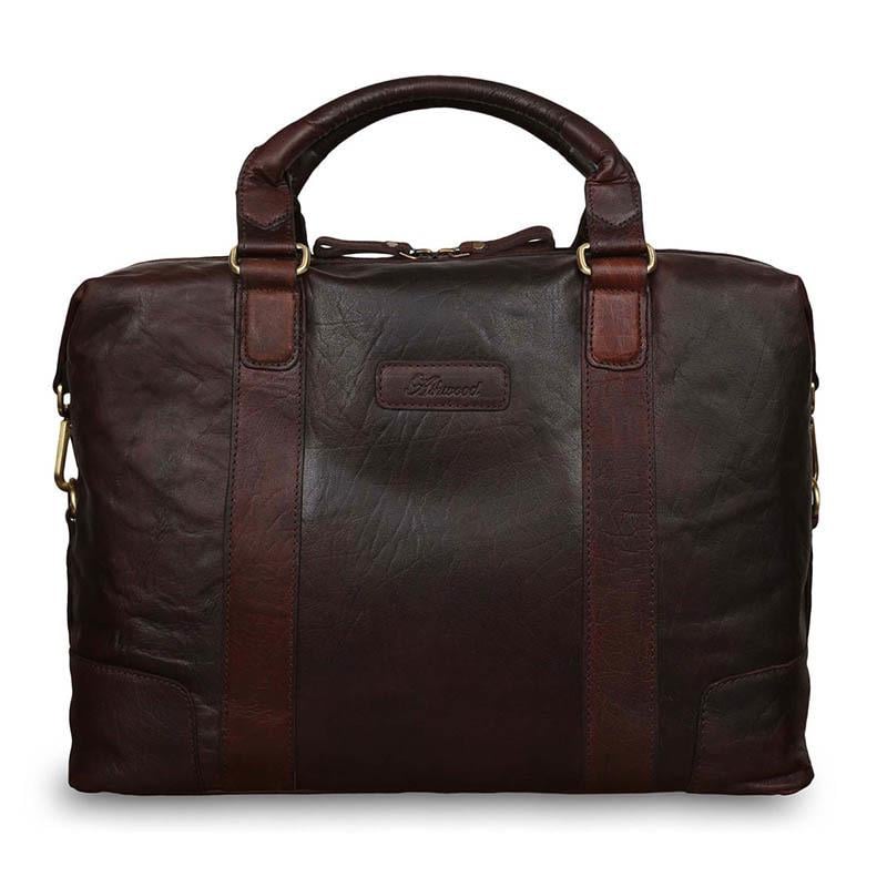 Сумка мужская Ashwood G34 с отделением для ноутбука 15,6" Brandy (G34 BRANDY)