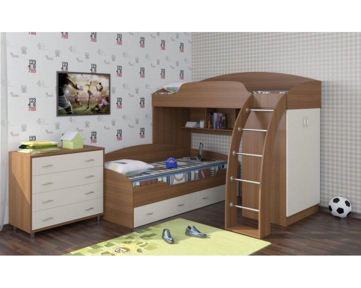 Кровать-чердак Fmebel Ньюпорт двухместная