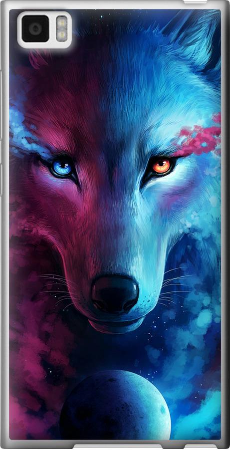 Чехол на Xiaomi Mi3 Арт-волк (3999u-170-42517)