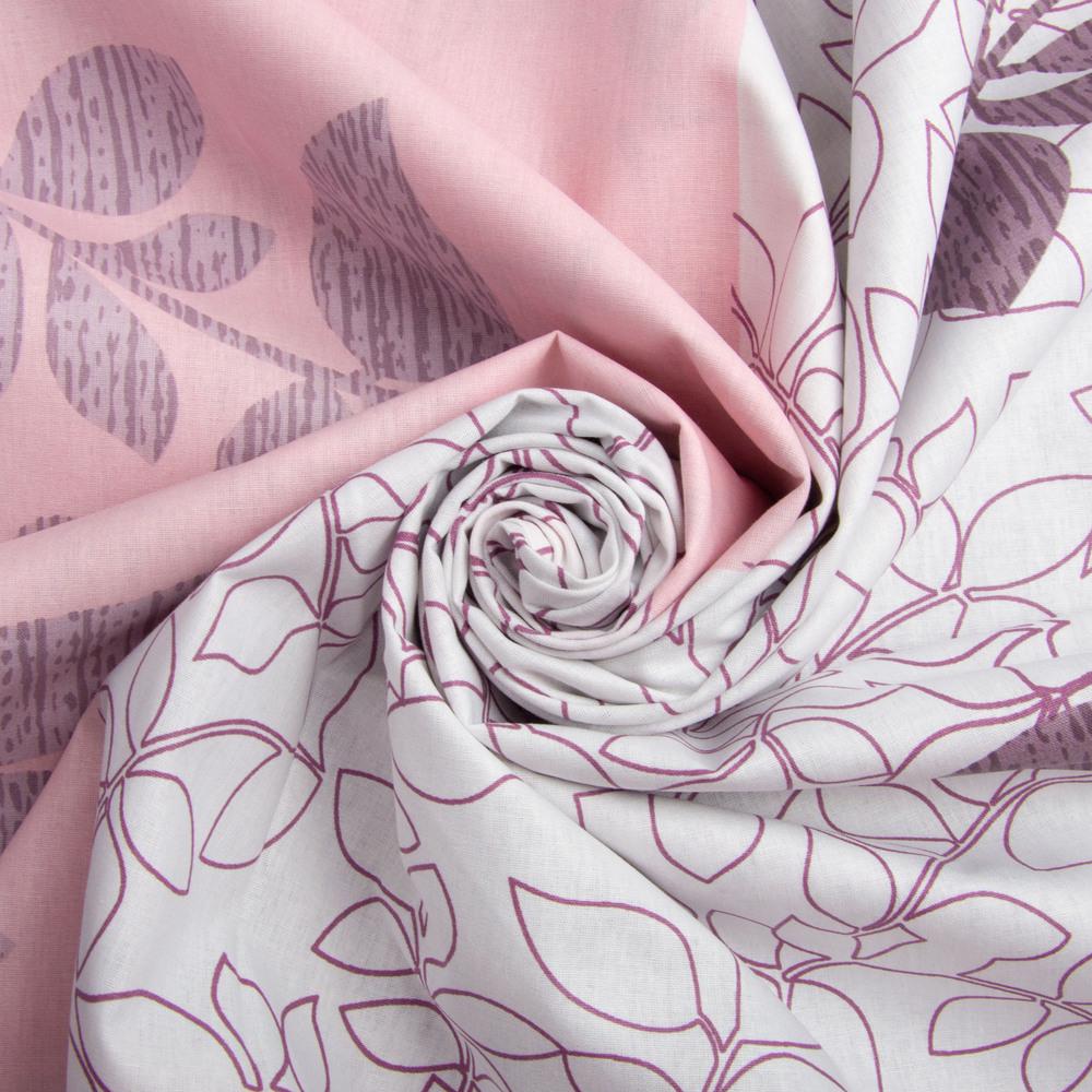 Ткань бязь ранфорс для постельного белья 23309 v-7 130 гр/м2 240 см Лиловый (25729)