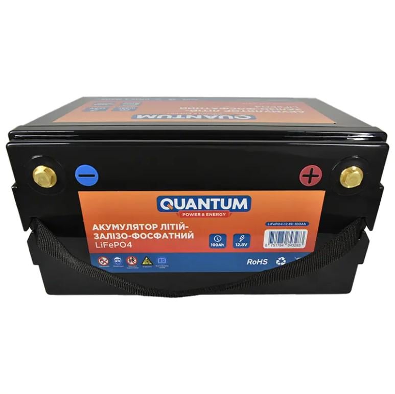 Аккумулятор литий-железо-фосфатный Quantum LiFePO4 12,8 V 100 Ah (29814501) - фото 3 Аккумулятор литий-железо-фосфатный Quantum LiFePO4 12,8 V 100 Ah (29814501) - фото 3