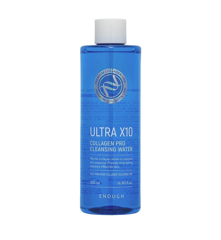 Очищающая вода Enough Ultra X10 Collagen Pro Cleansing Water 500 мл (8809438488594)