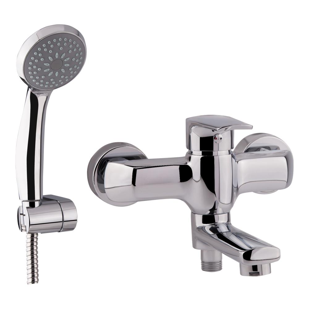 Смеситель для ванны Qtap Tenso (CRM006AN) Смеситель для ванны Qtap Tenso (CRM006AN)