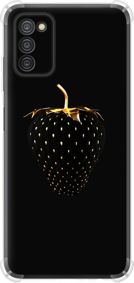 Чехол на Samsung Galaxy A03s A037F Черная клубника (3585sp-2381-42517) Чехол на Samsung Galaxy A03s A037F Черная клубника (3585sp-2381-42517)