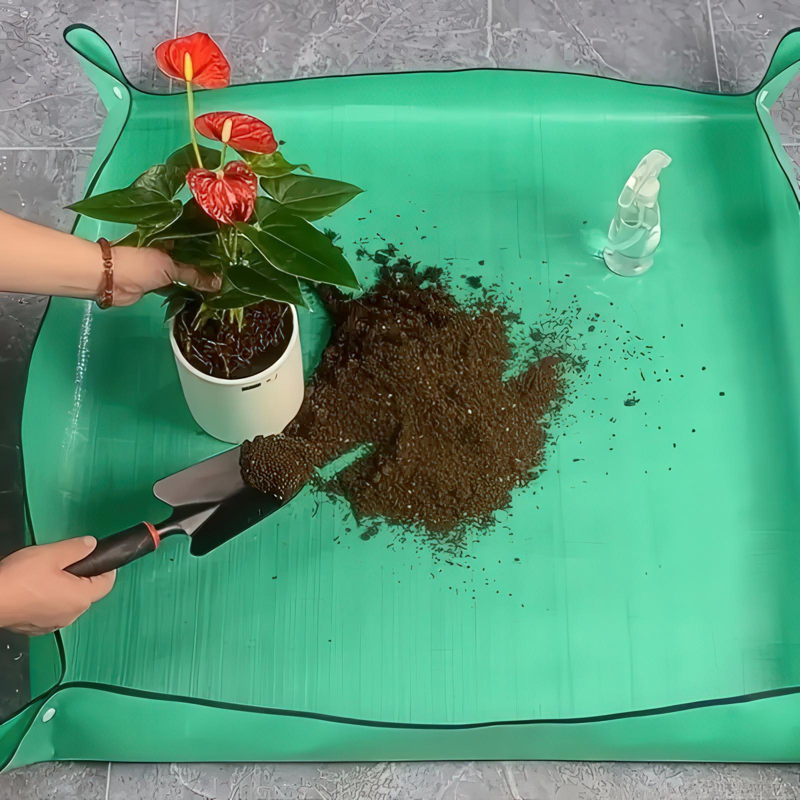 Килимок для пересадки та догляду за рослинами Зелений - фото 9 Килимок для пересадки та догляду за рослинами Зелений - фото 9