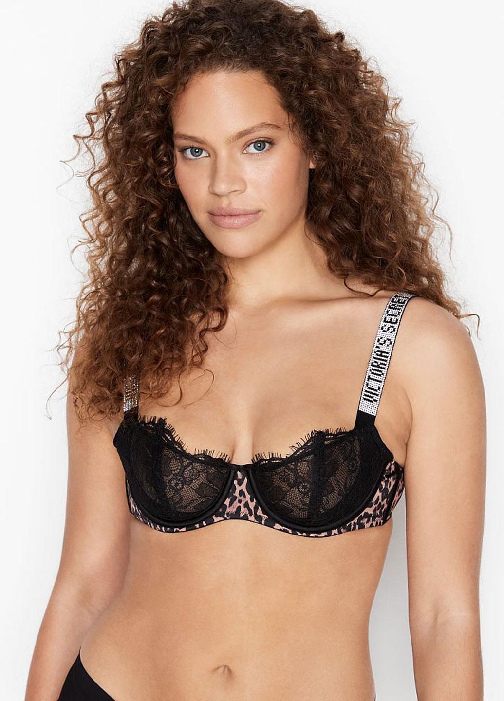 Бюстгальтер Victoria's Secret 32B Леопардовый (0598501QBT32B)