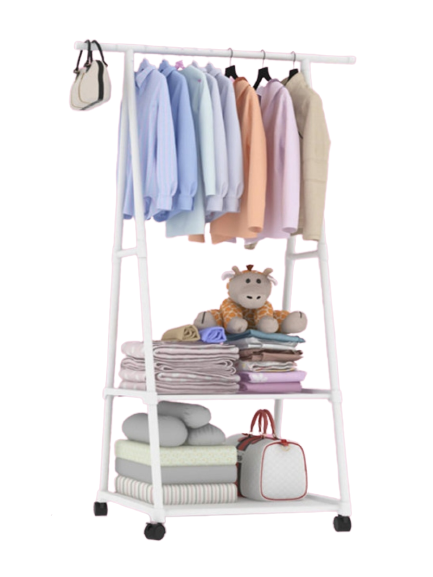 Передвижная напольная вешалка для одежды The Coat Rack Белый (cb4a594f)