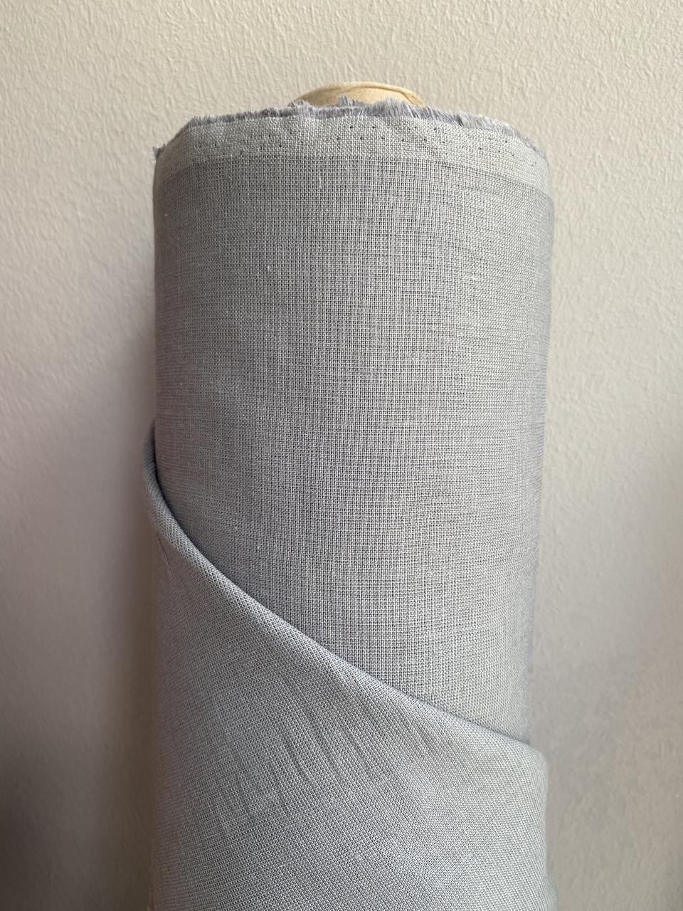 Тканина LINEN PLUS 48% льону та 52% бавовни 150 см 1/61 Сірий