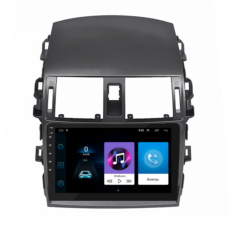 Автомагнитола штатная Lesko для TOYOta Corolla X E140, E150 рестайлинг 2010-2013 9" 1/16Gb Wi-Fi GPS Base