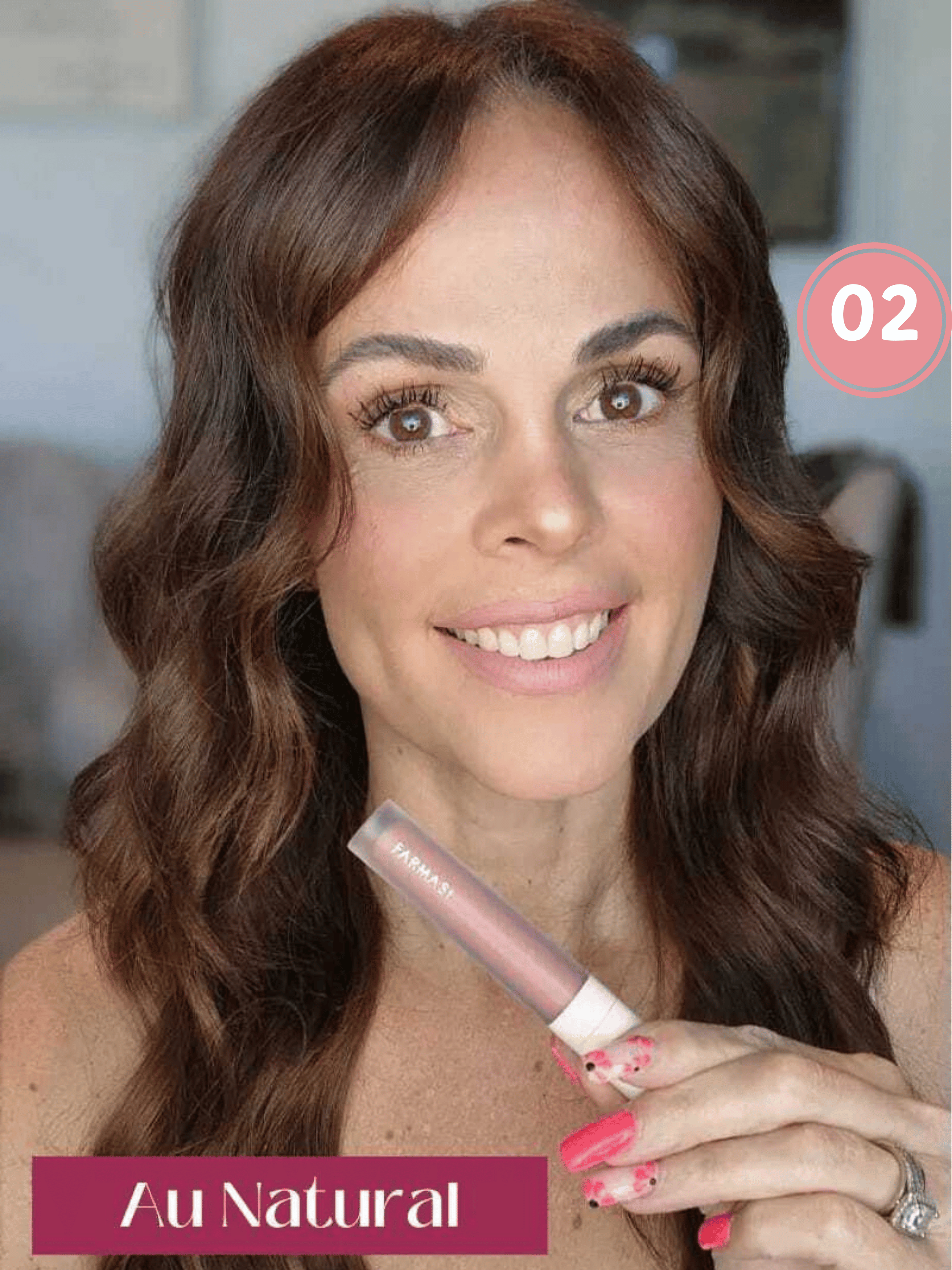 Помада рідка матова Farmasi 02 Au Natural 4 г (77627828) - фото 2 Помада рідка матова Farmasi 02 Au Natural 4 г (77627828) - фото 2