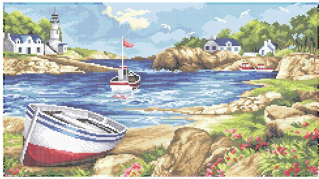 Схема для вишивки бісером Золота Підкова Затока ЗПП-028