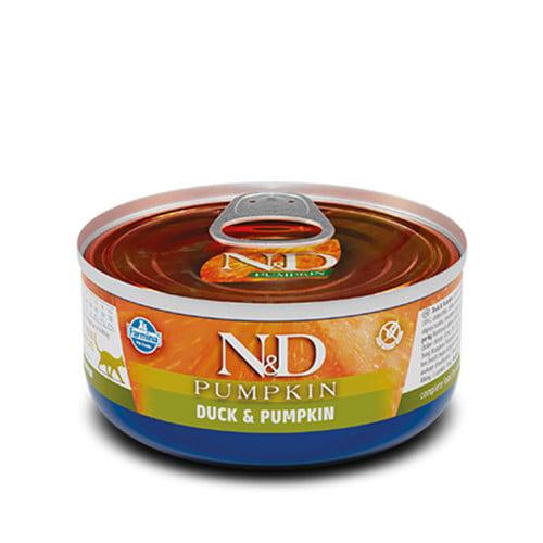 Корм для кошек влажный Farmina N&D Grain Free Pumpkin Duck беззерновой с тыквой и уткой 70 г
