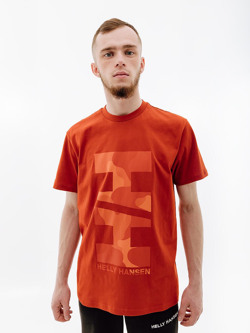 Футболка чоловіча Helly Hansen MOVE COTTON T-SHIRT XL Помаранчевий (7d53976-308 XL)