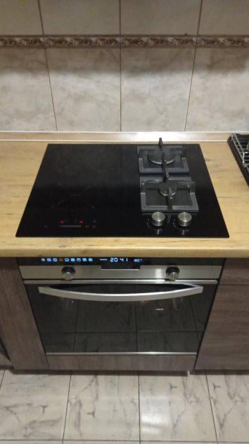 Варочная поверхность индукционно-газовая комбинированная Luxor GI 67 DL Booster + круглая подставка Wog - фото 8