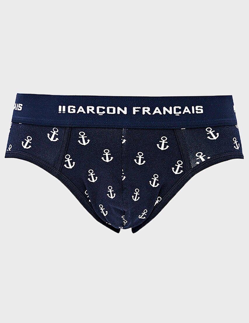 Трусы слипы GARCON FRANCAIS Slip18 M Bleu ancres (3701195814683)