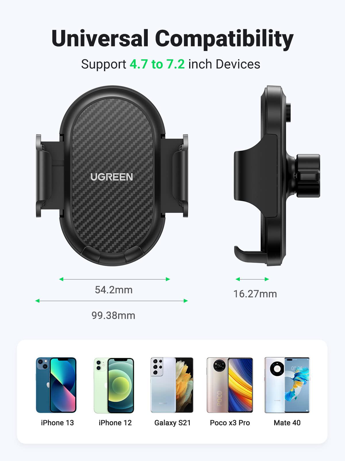 Автомобільний тримач UGREEN LP359 для телефону Black (90528) - фото 3