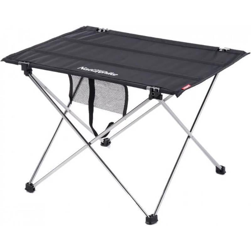 Туристический стол раскладной Naturehike NH20JJ020 Размер L 75х55х52 см Черный (6927595763421)