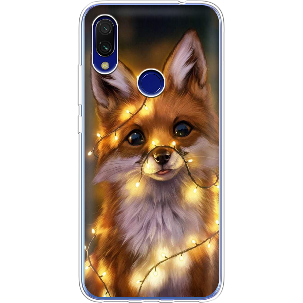 Чехол Boxface Xiaomi Redmi 7 Рождественская лиса Прозрачный силикон (36506-up2399-36506)