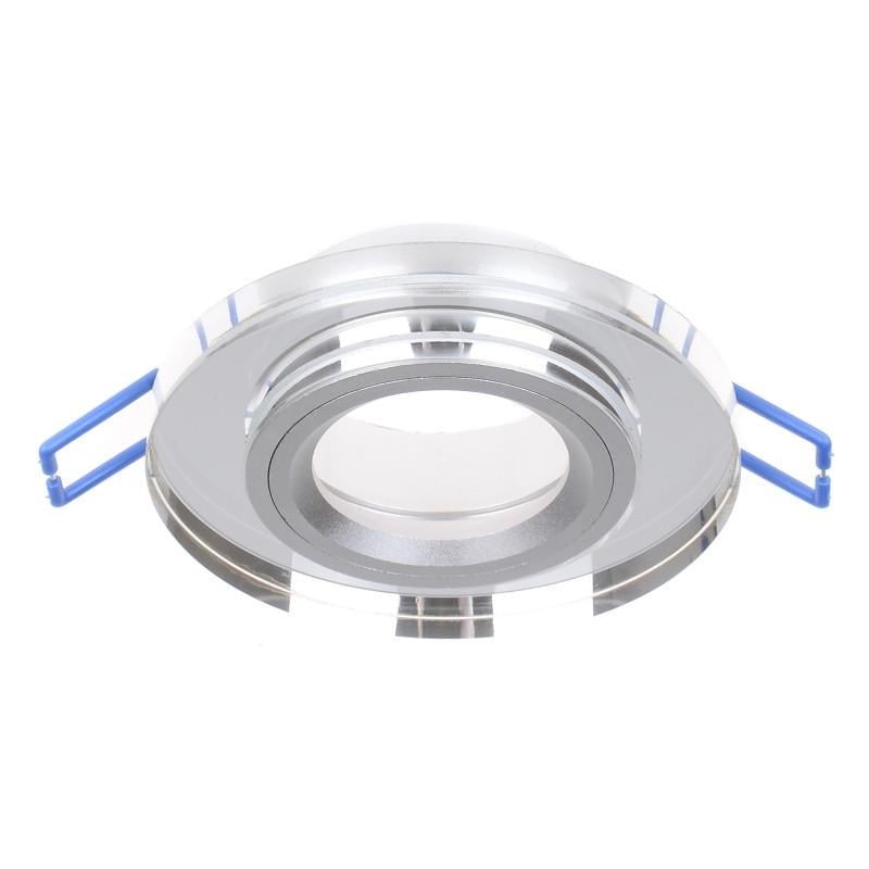 Светильник точечный декоративный HDL-G143 CL Glass+Alu MR16