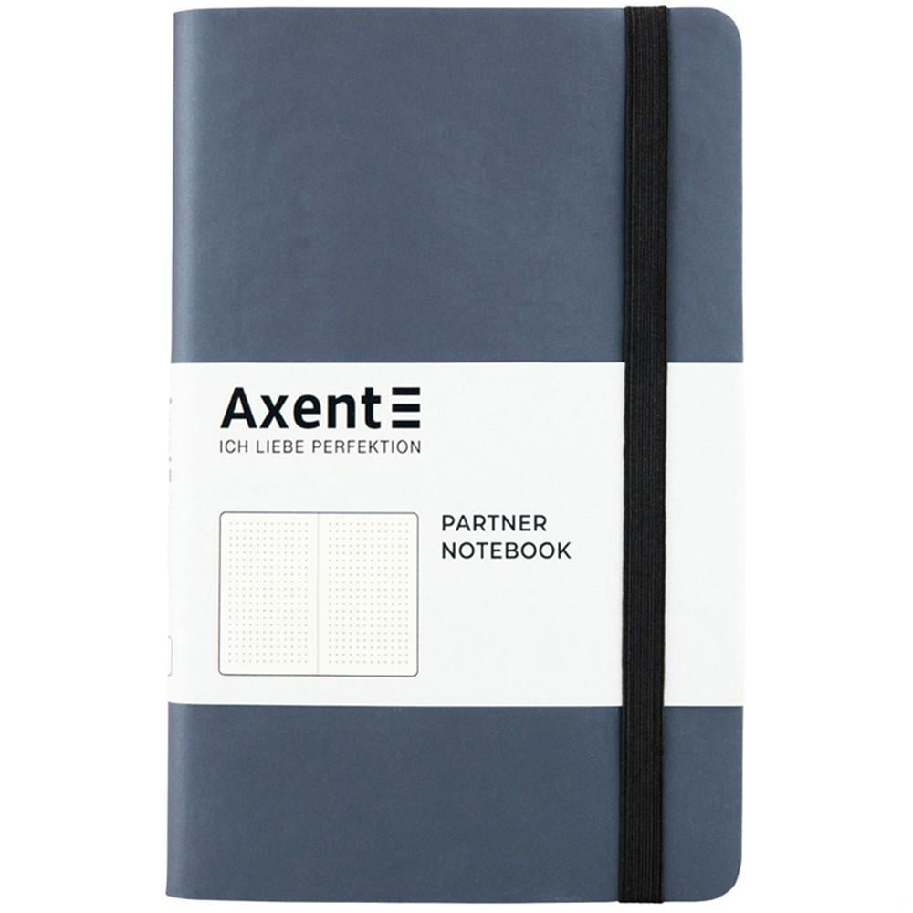 Записна книга Axent Partner Soft 125х195 Сріблясто-синій (8310-14-A)