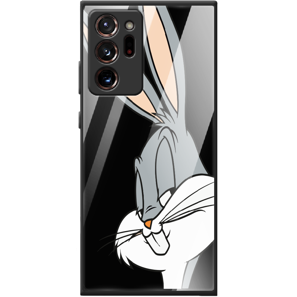 Чехол Boxface Samsung N985 Galaxy Note 20 Ultra Lucky Rabbit Черный силикон со стеклом (40573-bk81-41111)