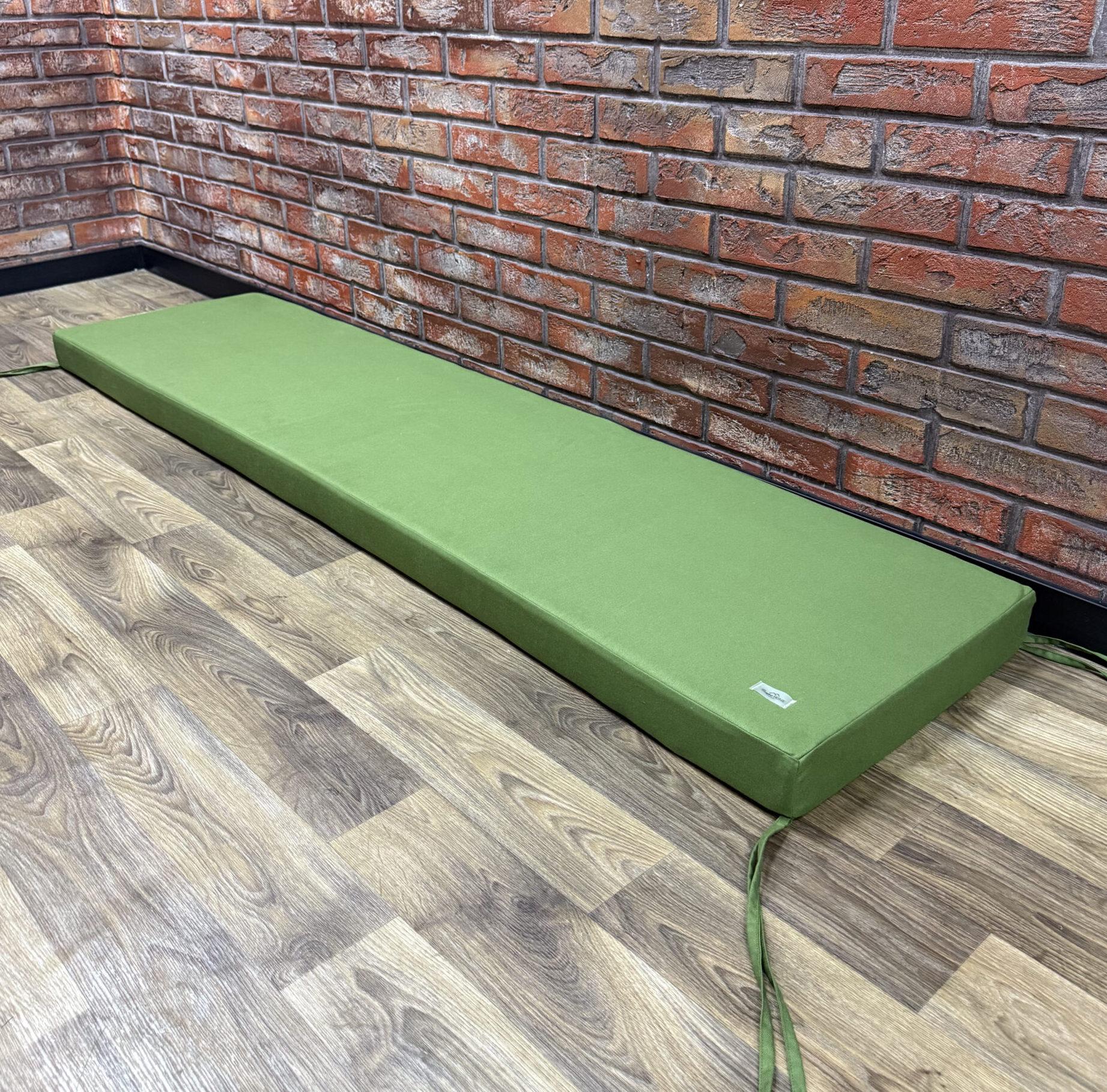 Матрас Comfort Home на подоконники/каркасы/поддоны/садовую мебель 120х40х5 см Olive