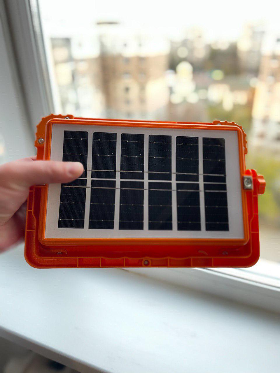 Лампа світлодіодна портативна та акумулятор Powerbank Solar Led light на 12000 mAh та сонячна панель - фото 9