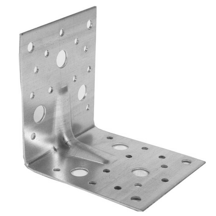 ᐉ Угольник Steelfix монтажный с ребром жесткости 50х50х35х2 мм М 5 шт ...