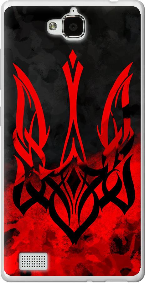 Чехол на Huawei Honor 3C Герб Украины v2 (5312u-307-42517)