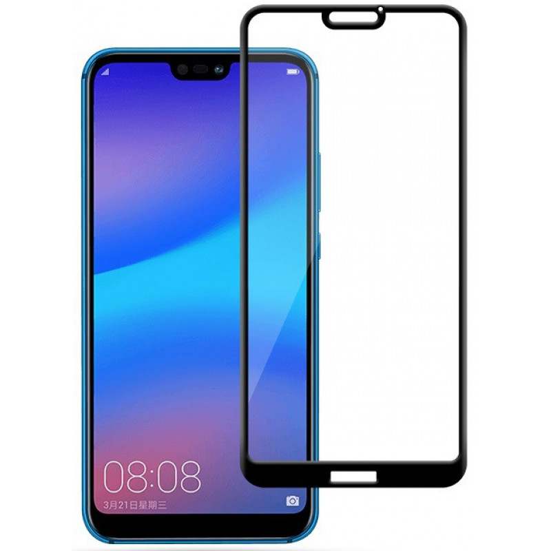 Защитное стекло Elite Lux 9D для Huawei P20 Lite Black