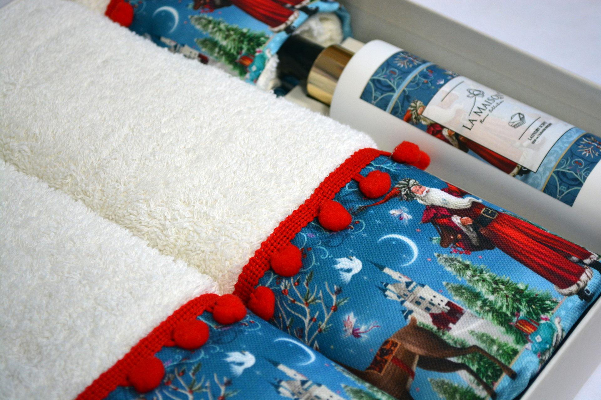 Подарунковий набір рушників La Maison d'Armorine 3 шт. з ароматом Lebel 30480 (29658341) - фото 4 Подарунковий набір рушників La Maison d'Armorine 3 шт. з ароматом Lebel 30480 (29658341) - фото 4