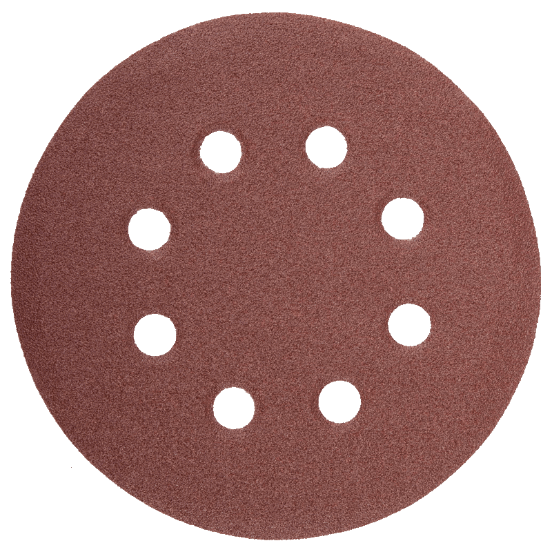 Круг шлифовальный Novoabrasive Р320 на липучке с отверстиями 225 мм 5 шт.