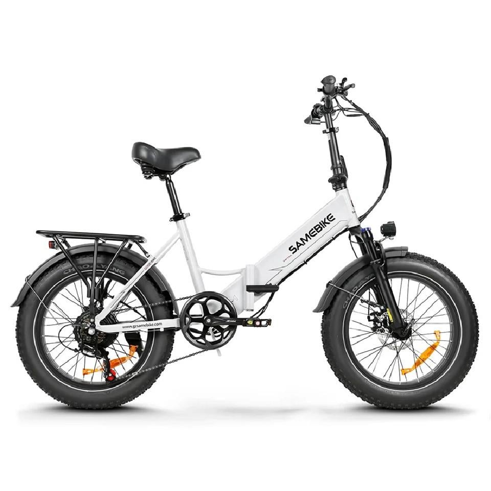 Електровелосипед Samebike LOTDM200-II 750W 48V 13 Ah колеса 20" з ручкою газу білий (2919338338)