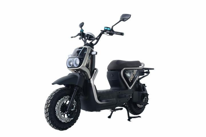 Электроскутер двухместный Crosser CR4 1200W 72V 20Ah Серый