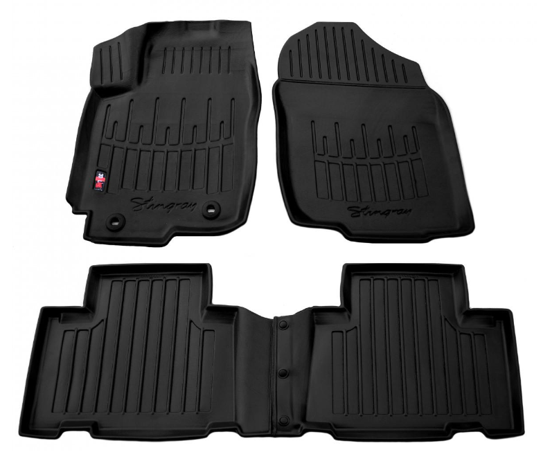 Коврики резиновые Stingray для Toyota RAV 4 XA40 2013-2018 с бортом ТЕП 4 шт. (5022064)
