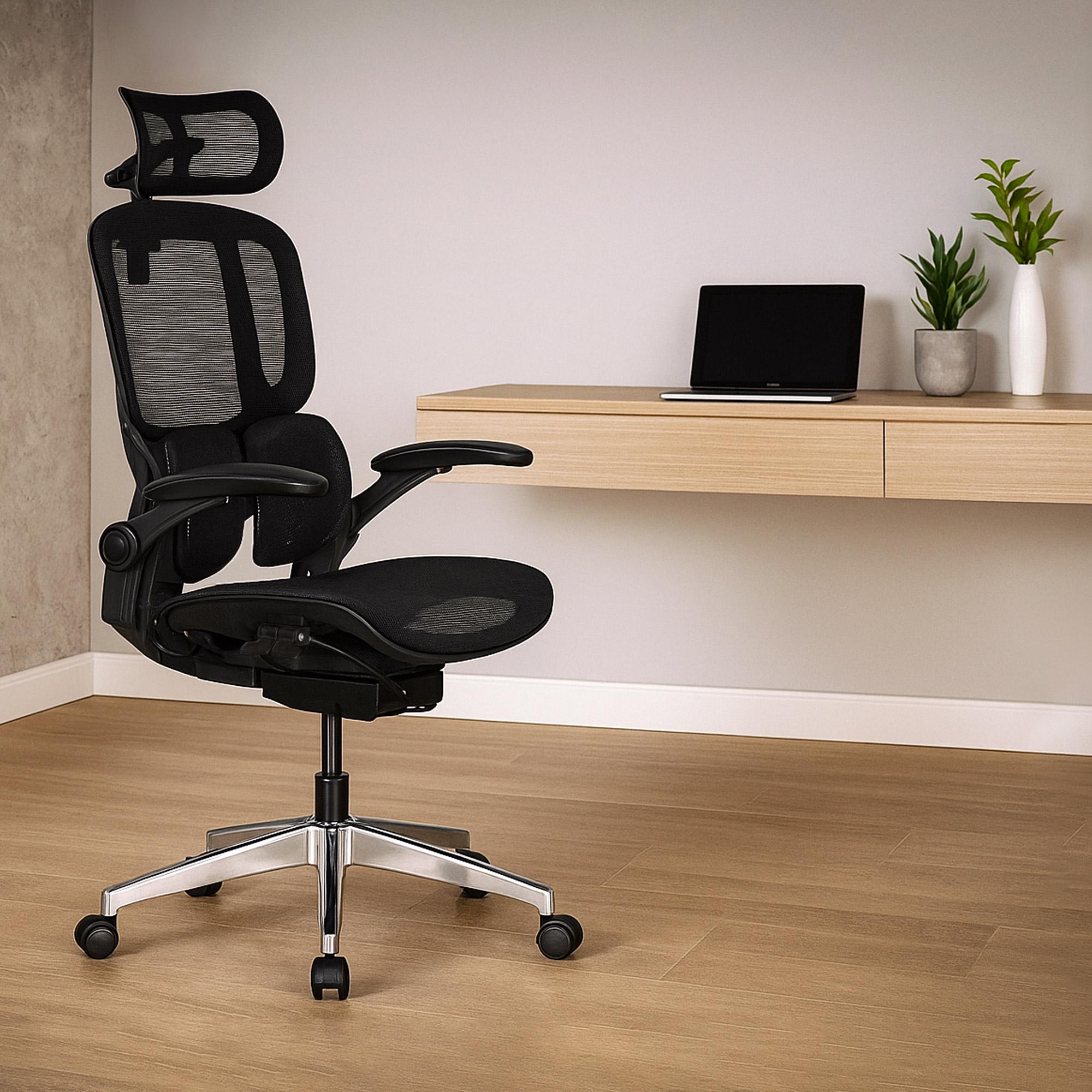 Крісло Mealux S202 Air Black (HF-S202 M/B) - фото 2