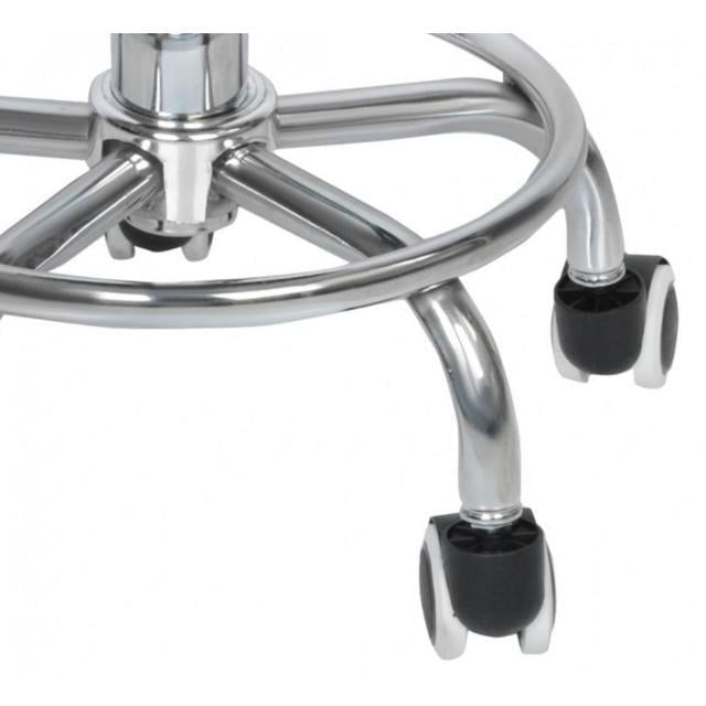 Крісло-табурет офісне Bonro B-496 на колесах без спинки Білий (42300110) - фото 3 Крісло-табурет офісне Bonro B-496 на колесах без спинки Білий (42300110) - фото 3